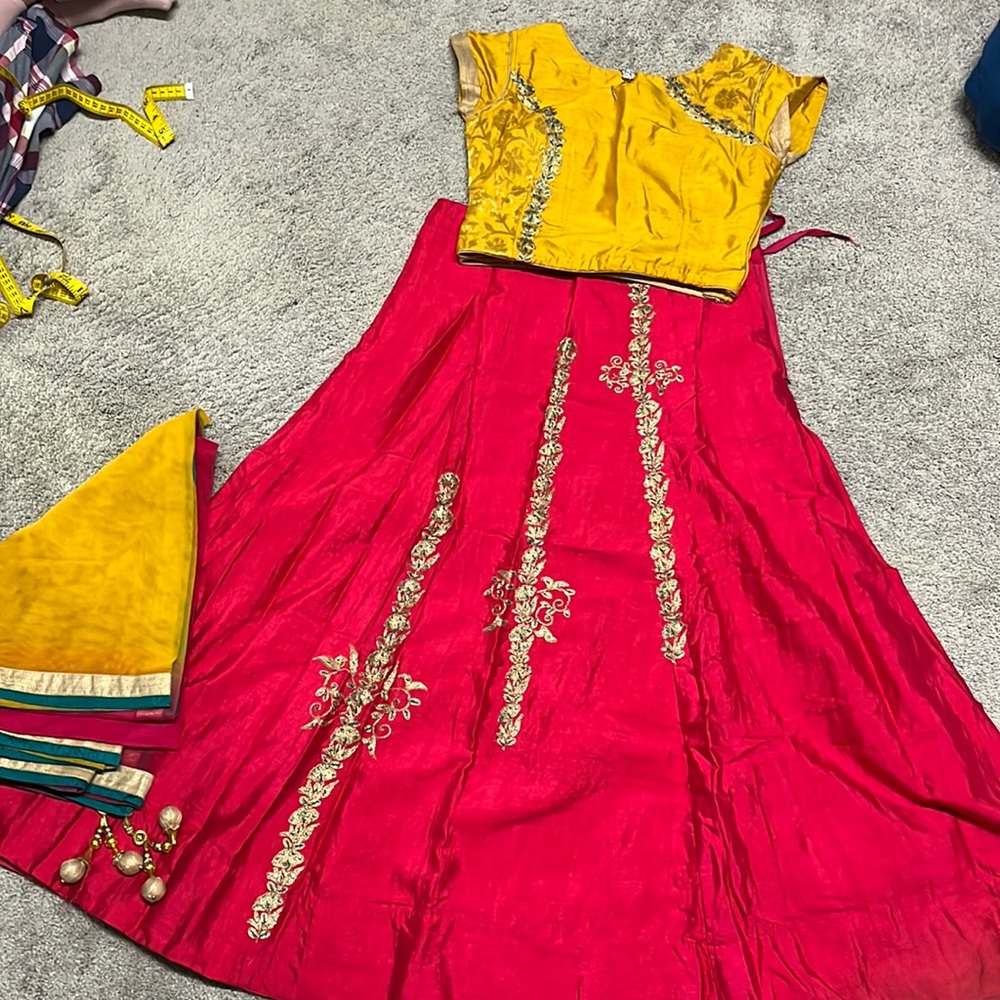 Pink Chaniya Choli